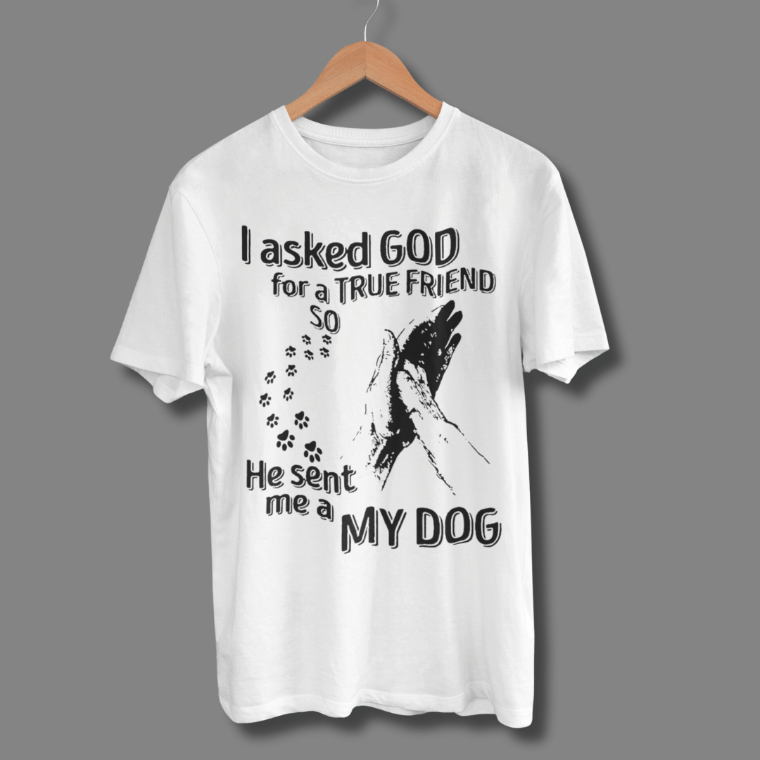 M169-I asked god - tshirt