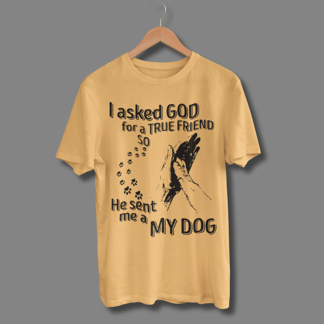 M169-I asked god - tshirt